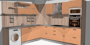3d проекти на мебели - Кухни, дневни